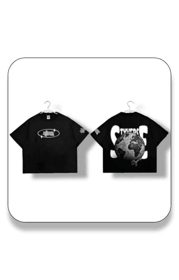 STYVERSE Orbis edition black tee
